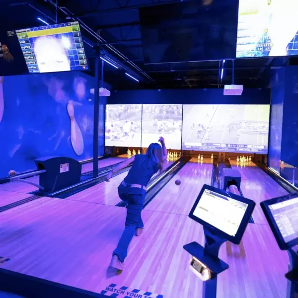 Bowling game at fundimension miami